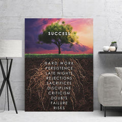 Roots of Success Canvas