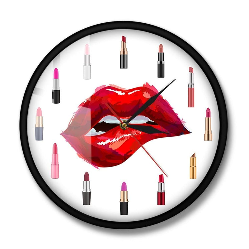 Lipstick Wall Clock
