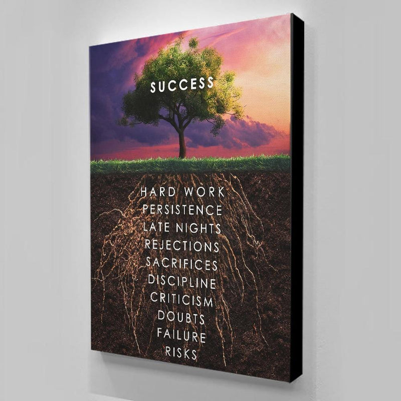 Roots of Success Canvas