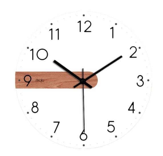 Exposed Wood Clock